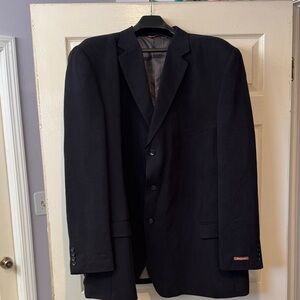 NWT Reflections Black Corduroy-Texture Blazer 56L x 52W (No Pants)